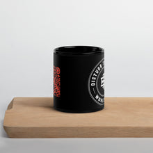 Load image into Gallery viewer, DTM QR Code Black Glossy Mug