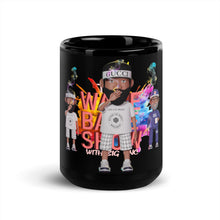 Load image into Gallery viewer, The Wake & Bake Show Black Glossy Mug