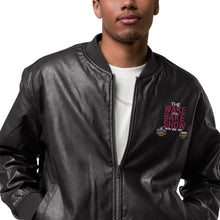 Load image into Gallery viewer, W&B Show Leather Bomber Jacket