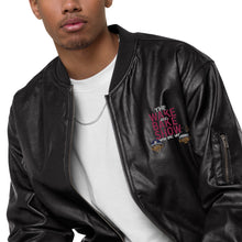 Load image into Gallery viewer, W&B Show Leather Bomber Jacket