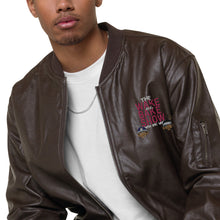 Load image into Gallery viewer, W&B Show Leather Bomber Jacket
