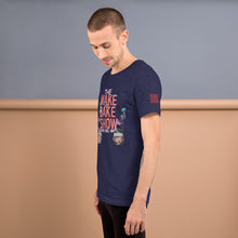 Load image into Gallery viewer, THE WAKE AND BAKE SHOW AND PODCAST T-SHIRT