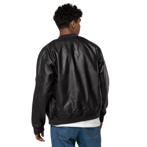 W&B Show Leather Bomber Jacket