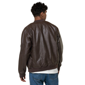 W&B Show Leather Bomber Jacket