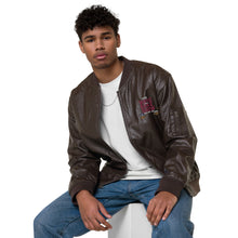 Load image into Gallery viewer, W&amp;B Show Leather Bomber Jacket
