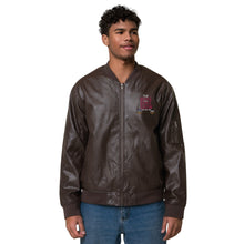 Load image into Gallery viewer, W&amp;B Show Leather Bomber Jacket
