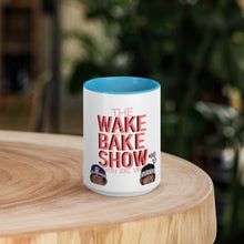 Load image into Gallery viewer, The Wake &amp; Bake Show Mug with Color Inside

